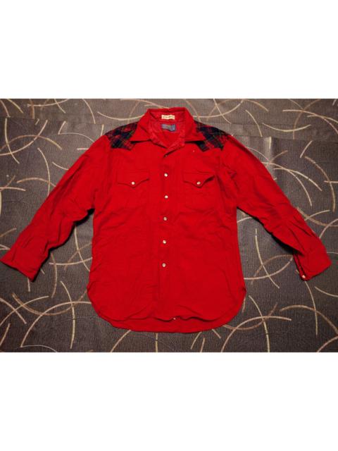 Other Designers Vintage PENDLETON Flannel Shirt Plaid Virgin Wool