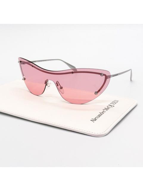 Alexander McQueen NEW ALEXANDER MCQUEEN AM0413S 003 PINK GOLD WOMEN SUNGLASSES