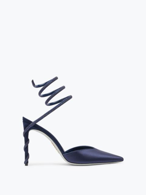 RENE CAOVILLA Margot Midnight Blue Pump 105