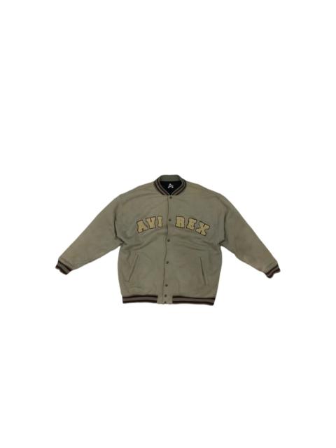 Other Designers 🔥Vintage🔥 Avirex Reversible Spell Out Varsity Jacket