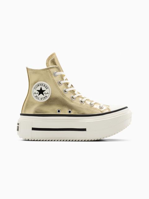 Converse Chuck Taylor All Star Lift Double Stack Platform Metallic