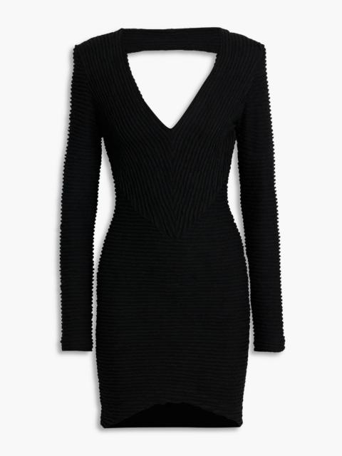 Other Designers Othilie ribbed-knit mini dress