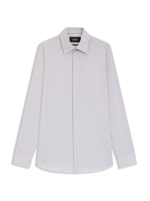 BOSS REGULAR-FIT SHIRT IN AN ITALIAN-MADE COTTON BLEND