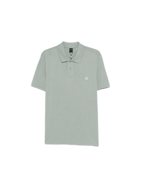 MOOSE KNUCKLES Moose Knuckles Green Polo Shirts Men