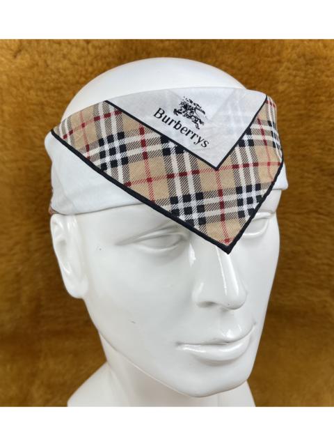 Other Designers Vintage - vintage burberry bandana handkerchief neckerchief HC0686