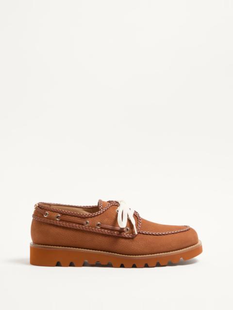 PALM AVENUE DEERSKIN SUEDE BOAT SHOE