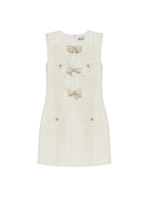 bouclé mini dress
