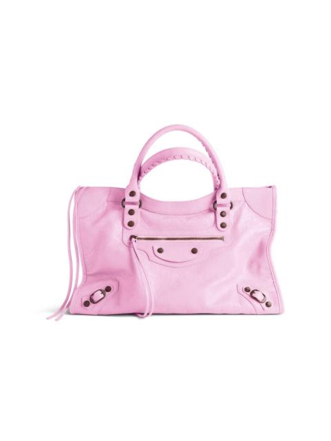 BALENCIAGA Women's Le City Bag Medium in Bubbly Pink