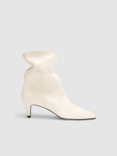 BY FAR Lysander Limewash Washed Leather Ankle Boot