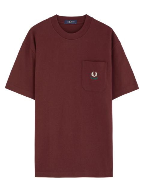 Fred Perry Logo-embroidered Cotton T-shirt