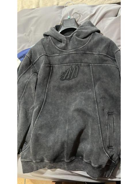 Japanese Brand - Hip Hop Streetwear Retro Vintage Washed Black Hoodie