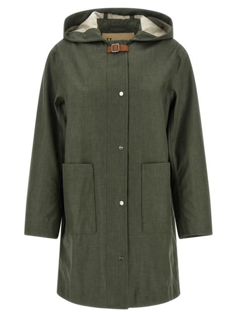 Herno Herno Women Linen Raincoat