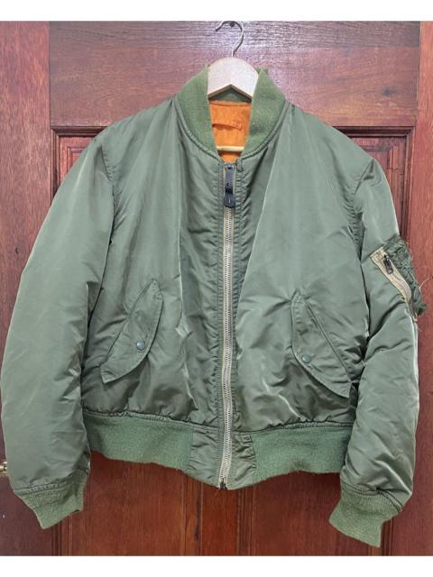 Other Designers Vintage Alpha industries Ma-1 Bomber Jacket Olive Green
