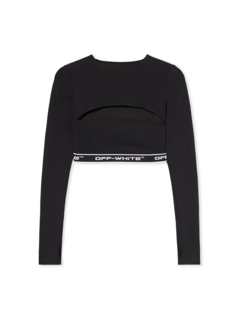 Off-White Logoband Cut Out Top