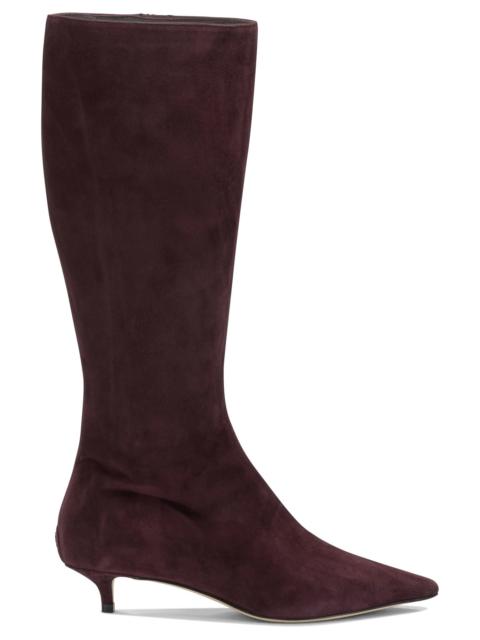 JIMMY CHOO Jimmy Choo Amis 35mm Knee-high Boots Bordeaux
