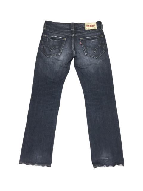 Levis 502 Distressed Denim