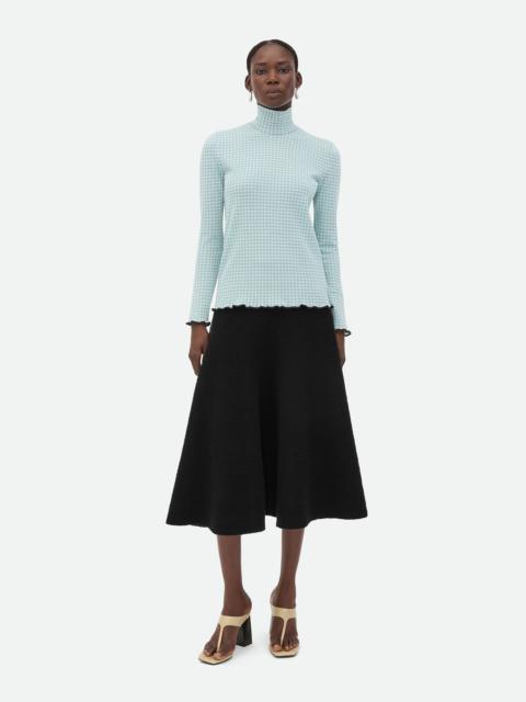 Bottega Veneta Cotton Gingham Underpinning Top