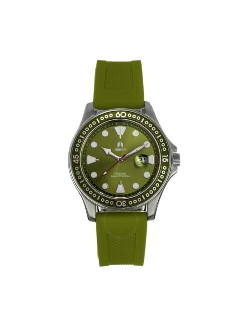 Other Designers Shield Freedive Quartz Green Dial Men's Watch SLDSH115-3