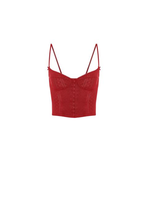 Cou Cou The Corselette Cherry Red