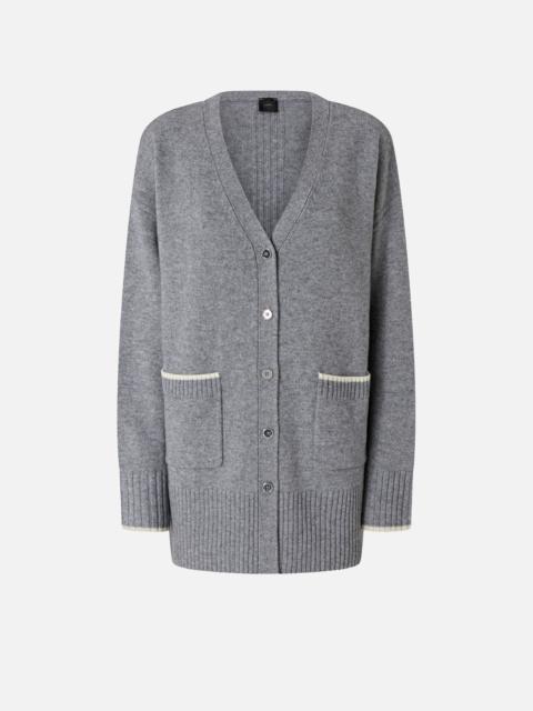 PINKO LONG V-NECK CARDIGAN