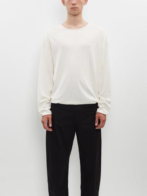 LS Relaxed Tee — Light Cream