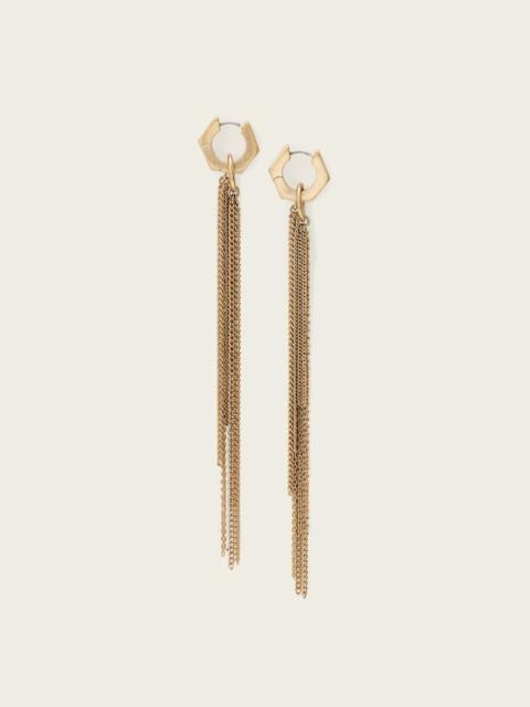 ALLSAINTS RAE CHAIN EARRINGS