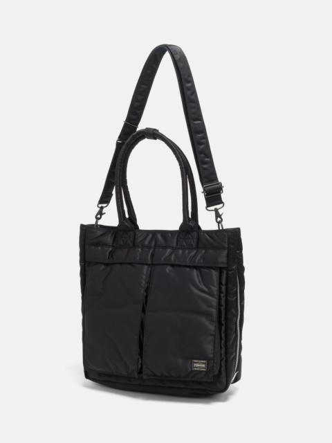 PORTER TANKER Carrying Tote Bag Black