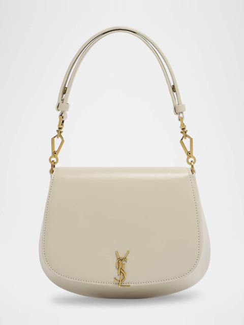 Mini YSL Top-Handle Bag in Calfskin Leather