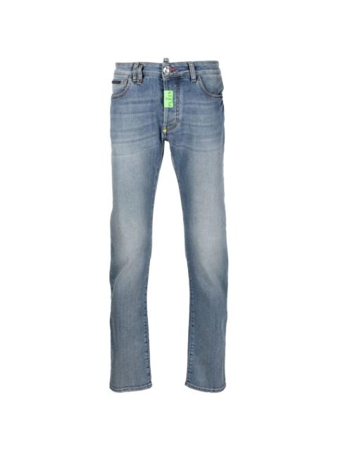 PHILIPP PLEIN Hexagon straight-cut jeans