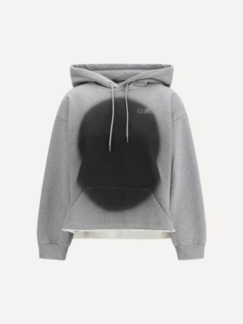 MM6 Maison Margiela Numeric Logo Spray Hoodie
