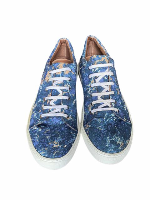 Rare Fall13 Acne Studios Blue Marble Adrian Sneakers