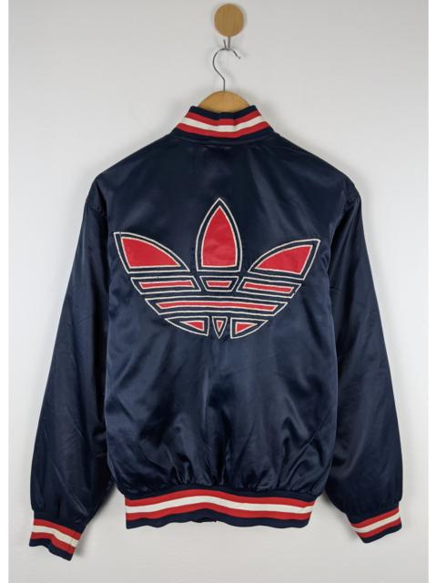 adidas Vintage Adidas Big Logo Trefoil 90s Varsity Hiphop Jacket