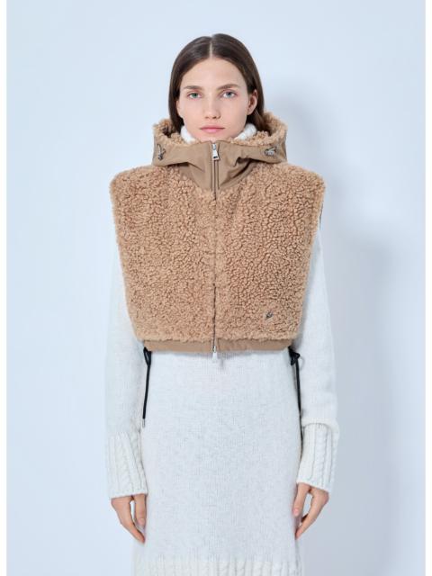 Moncler Moncler Women Sherpa Hooded Overlay