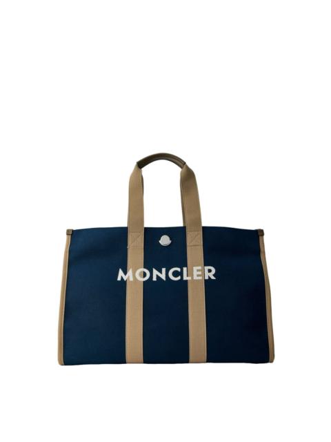 Moncler MONCLER Navy Tech Tote Bag New