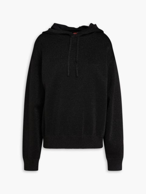 Missoni Metallic knitted hoodie