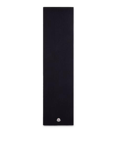Moncler Moncler Men Wool Scarf With Logo