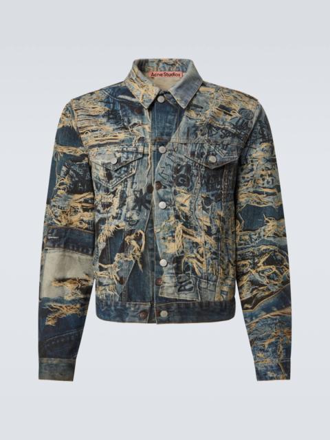 Acne Studios Trompe l'œil denim jacket