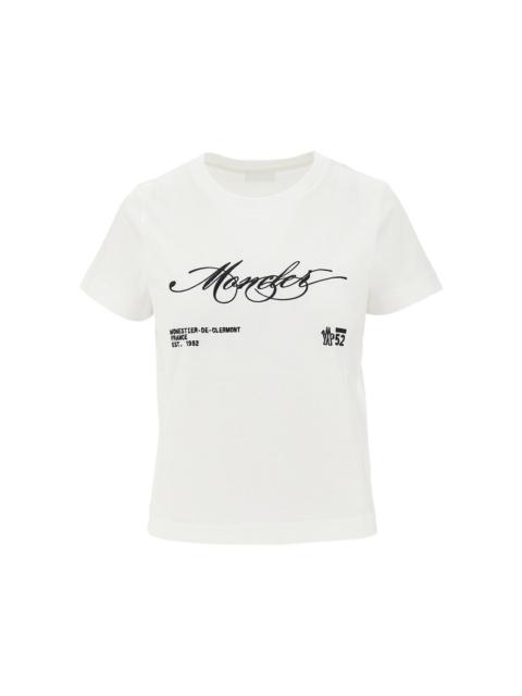 Moncler LOGO EMBROIDERY T-SHIRT