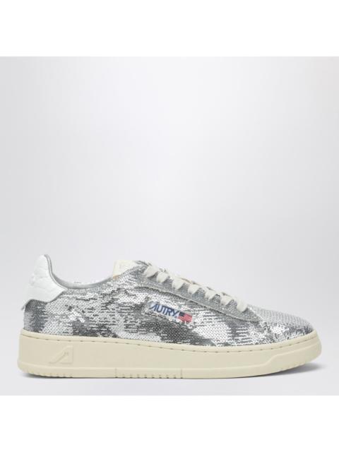 AUTRY Autry Dallas Sparkling Sneakers In Grey/White Sequins Women