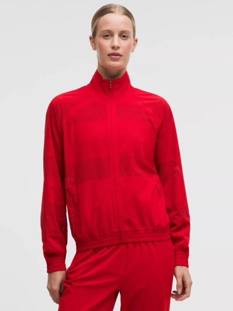 lululemon Adapted State Track Jacket *Perforated Stripe