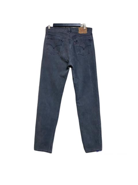 Levi's Vintage 90s Levis 501 Black Faded Jeans 34x35 Made USA