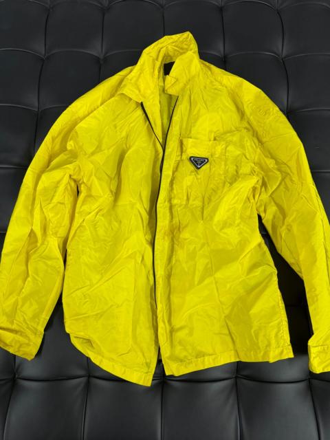 Prada Prada nylon zip jacket yellow