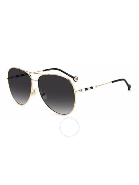 CAROLINA HERRERA Carolina Herrera Grey Shaded Pilot Ladies Sunglasses CH 0034/S 0J5G/9O 64