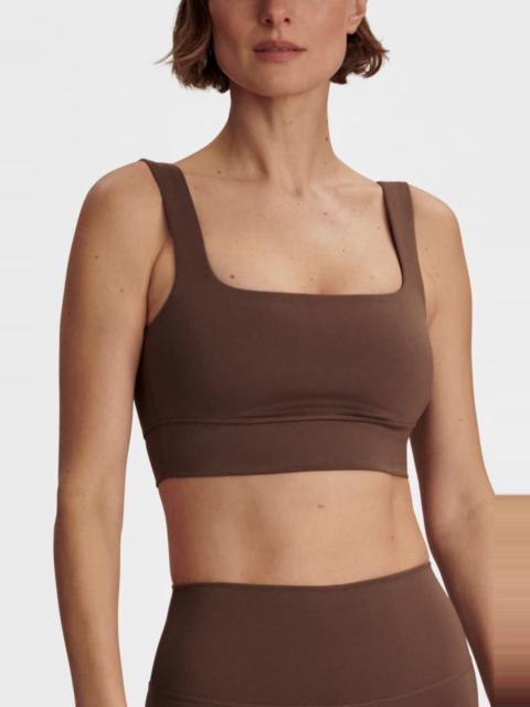 VARLEY Varley Assure Cori Sports Bra in Coffee Quartz at Nordstrom