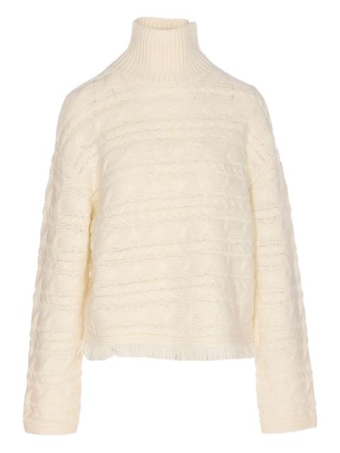 GUEST IN RESIDENCE cable-knit turtleneck sweater