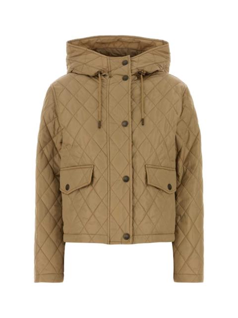 Burberry Burberry Women Beige Nylon Jacket