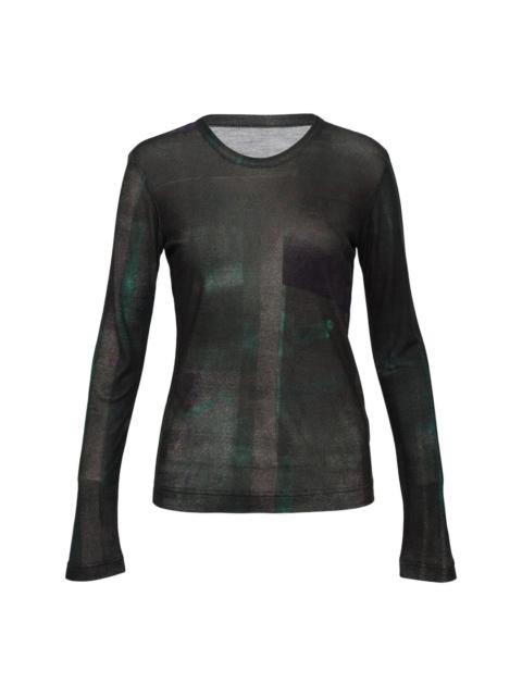 Y's Round Neck Long Sleeve Tee