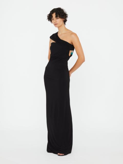 CHRISTOPHER ESBER Beach Glass Draped Jersey Strapless Dress