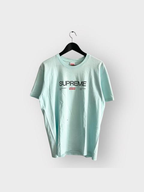 STEAL! 2021 Supreme Est. 1994 Tee 'Turqouise' (M)