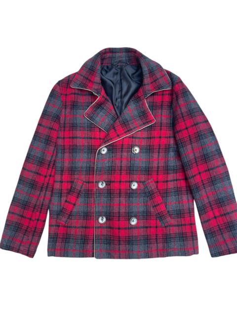 Other Designers Japanese Brand - Semantic Design Vintage Plaid Double Breasted Jacket